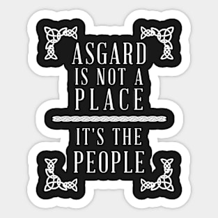 The People of Asgard Sticker